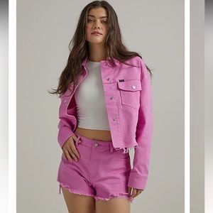 Wrangler pink denim jacket